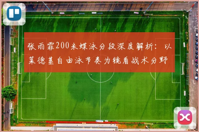 张雨霏200米蝶泳分段深度解析:以莱德基自由泳节奏为镜看战术分野